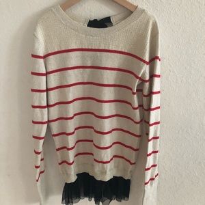 Princess Vera Wang Striped Sweater Size S